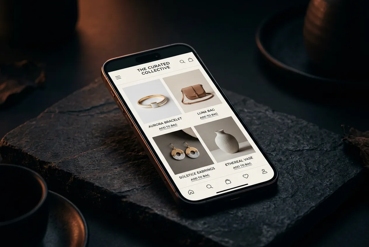 Boutique en ligne mise en valeur